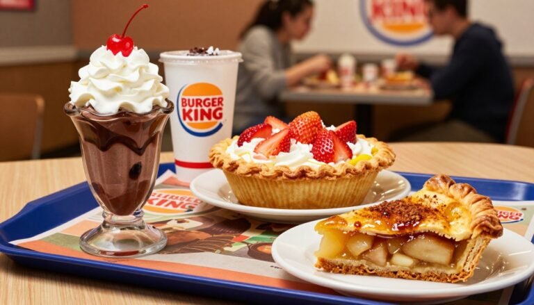 Burger King Dessert Menu