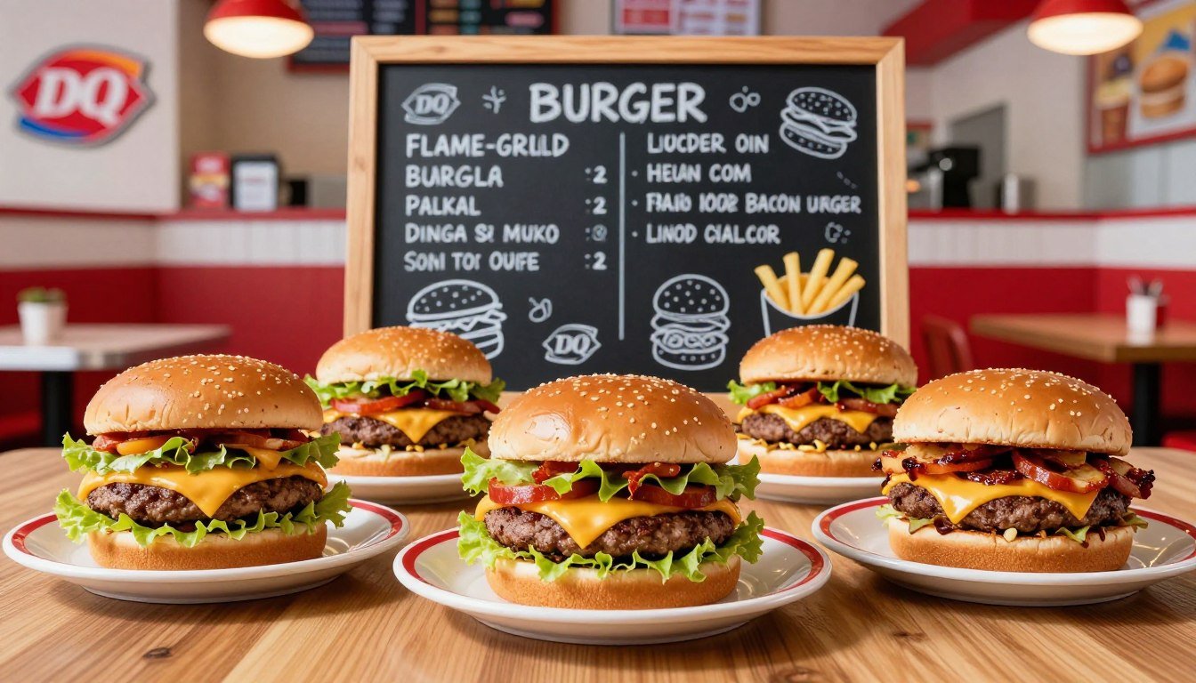 dairy queen burgers menu