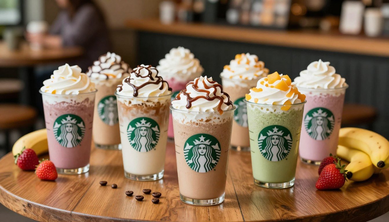 starbucks frappuccino menu